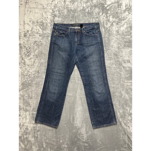 Vintage DKNY Jeans Straight Jeans Women's Size 12R Dark Blue Denim - Picture 1 of 10